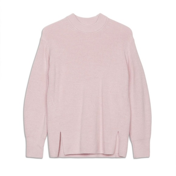 Lululemon Merino Wool-Blend Ribbed Crewneck Sweater - Picture 4 of 10